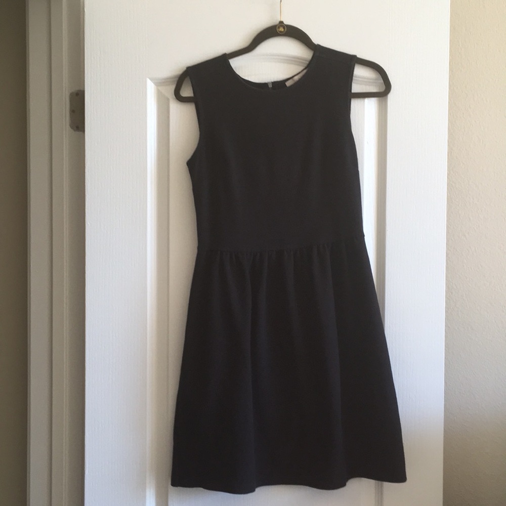 Ann Taylor Loft cotton black dress size 2